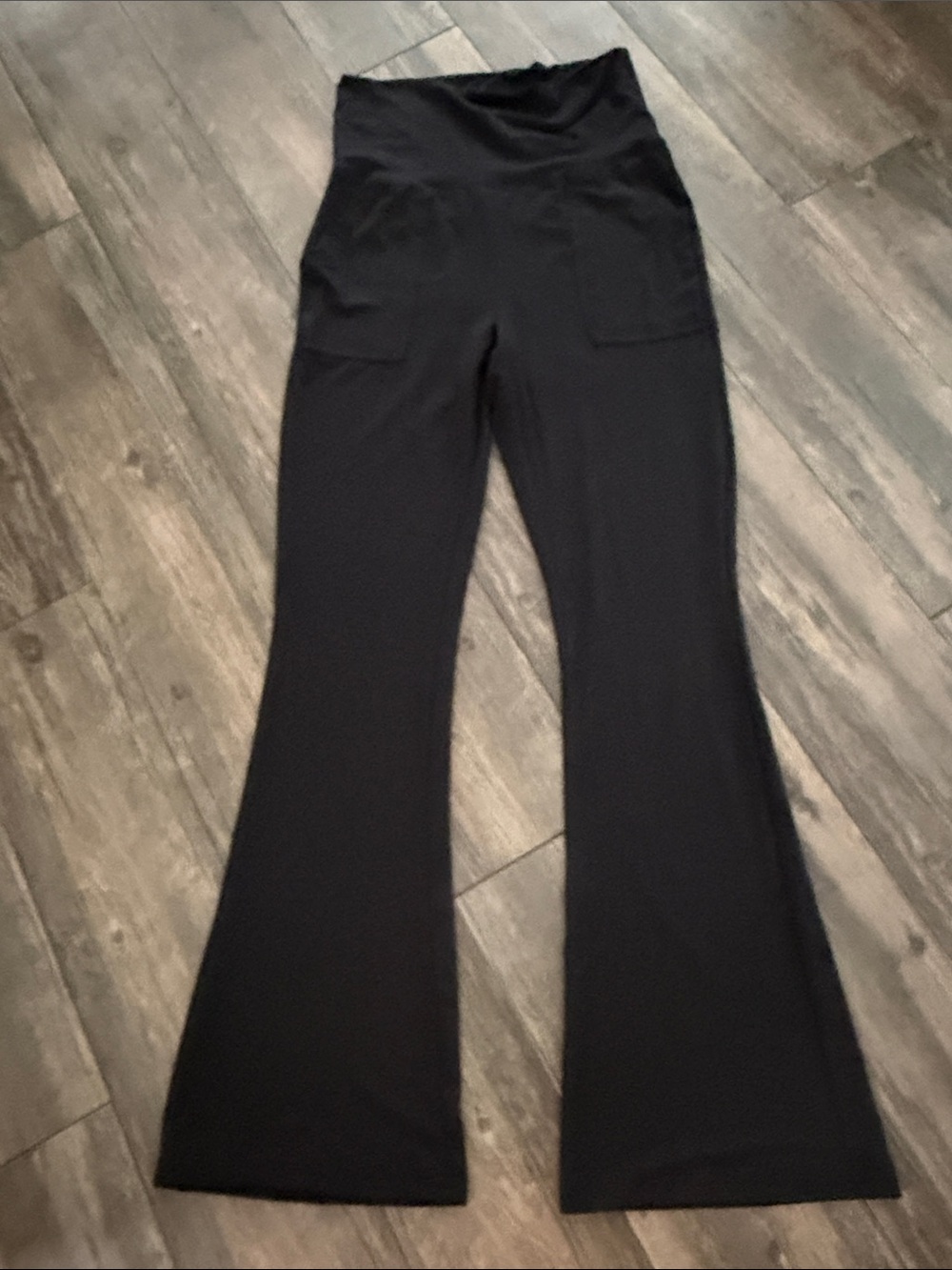 a new day Black High-Waist Flare Pants